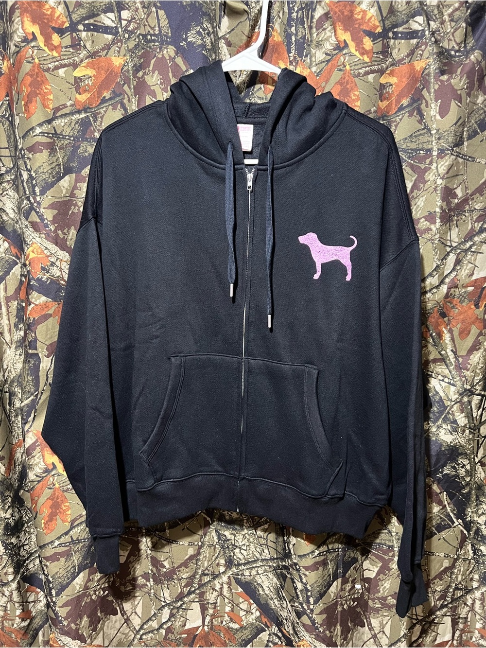 VS PINK campus full zip up NWT